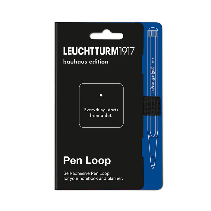Leuchtturm1917 - Bauhaus Edition - Pen Loop - Black