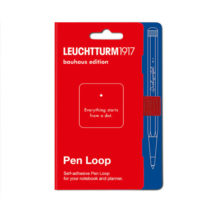 Leuchtturm1917 - Bauhaus Edition - Pen Loop - Red