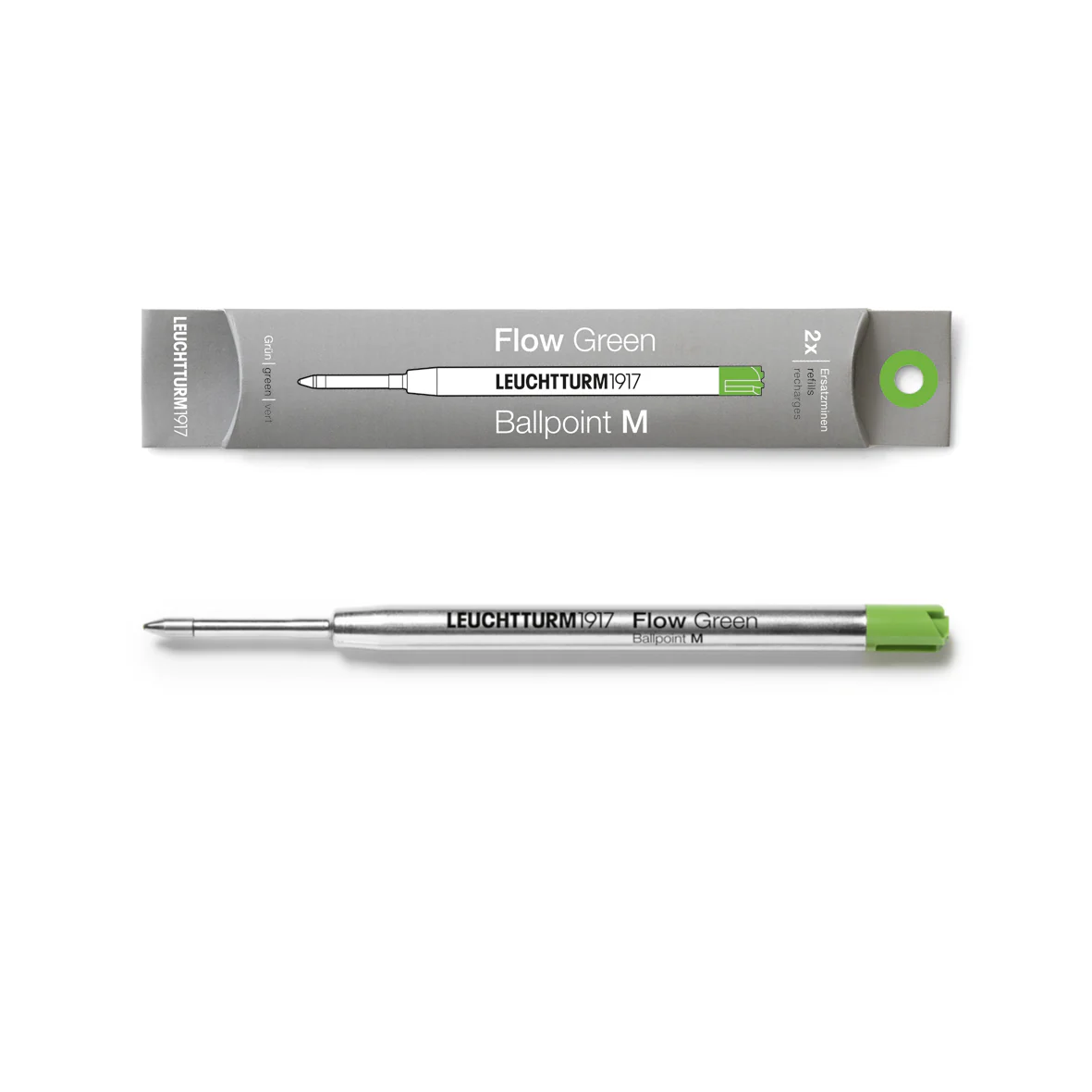 Leuchtturm1917 - Drehgriffel Nr. 1 -  Ballpoint Pen Refill - Medium Green