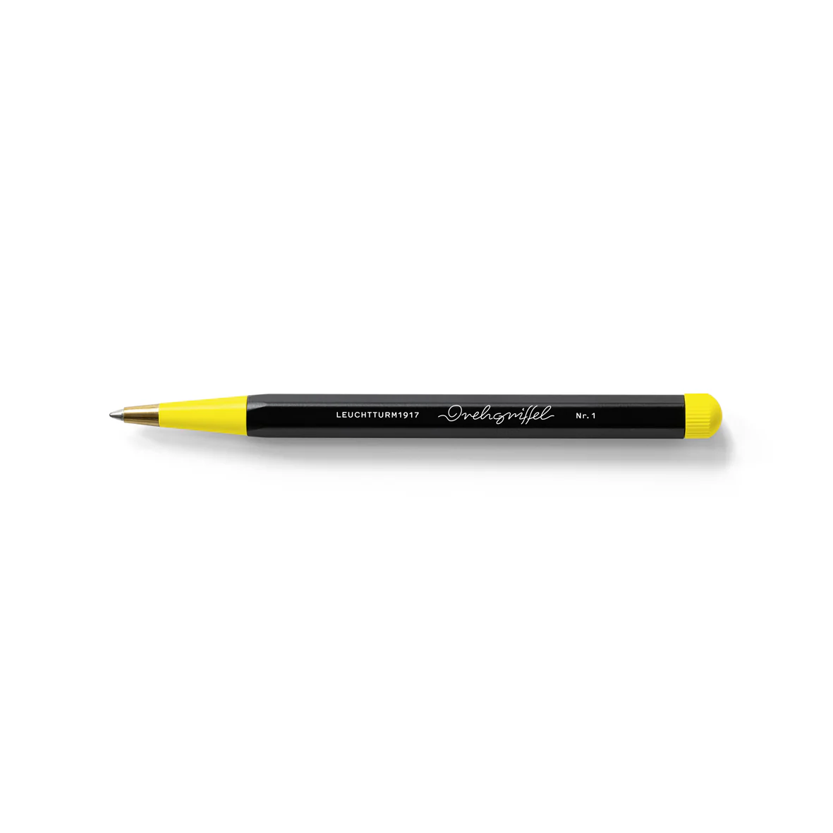 Leuchtturm1917 - Drehgriffel Nr. 1 Bauhaus Edition - Ballpoint Pen - Black/Lemon