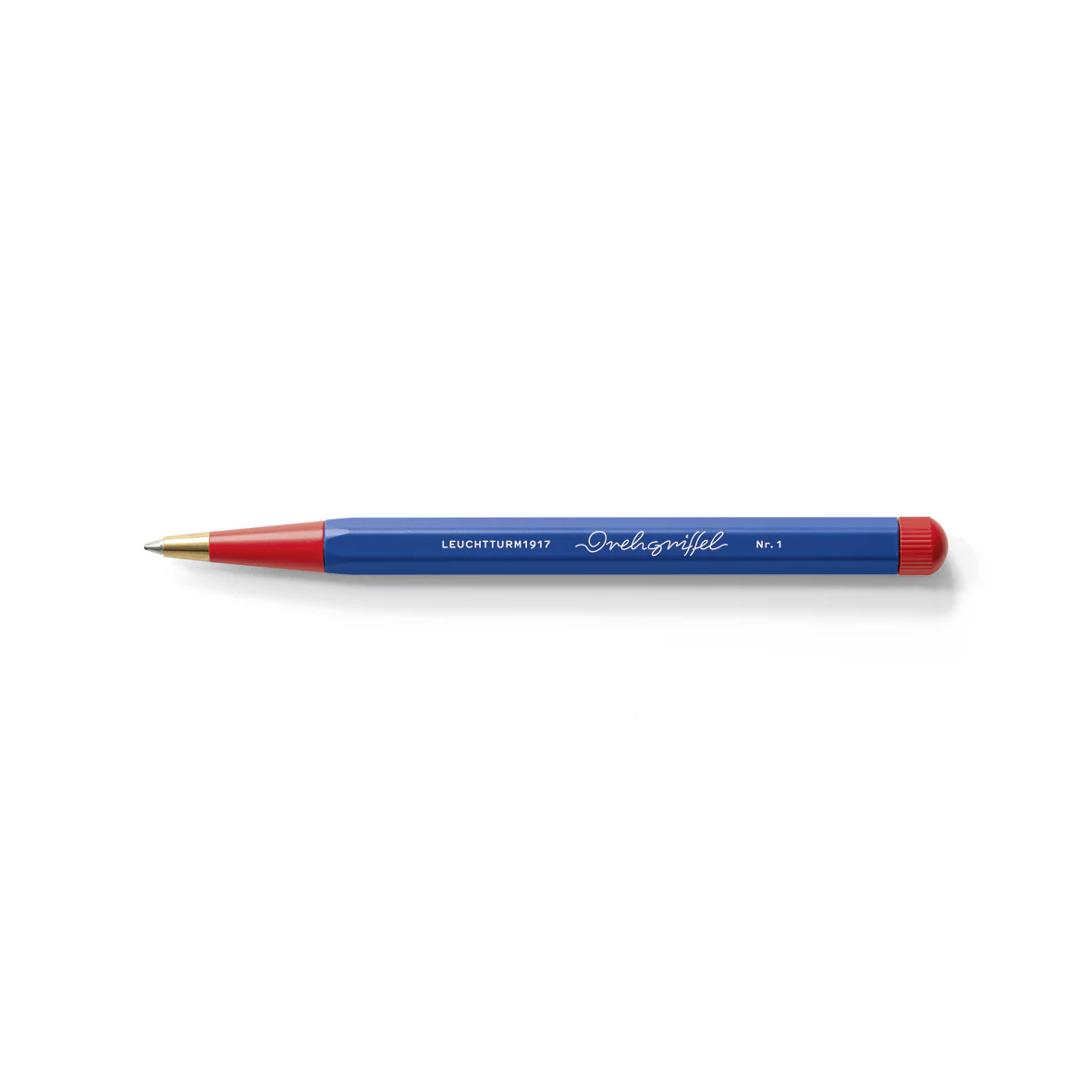 Leuchtturm1917 - Drehgriffel Nr. 1 Bauhaus Edition - Ballpoint Pen - Royal Blue/Red