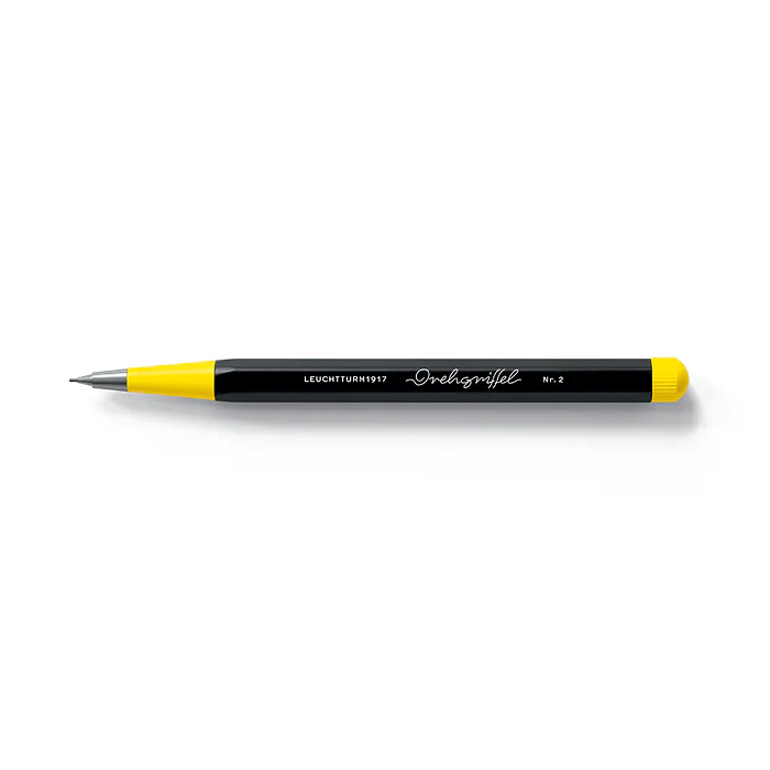 Leuchtturm1917 - Drehgriffel Nr. 2 Bauhaus Edition - Mechanical Pencil - Black/Lemon