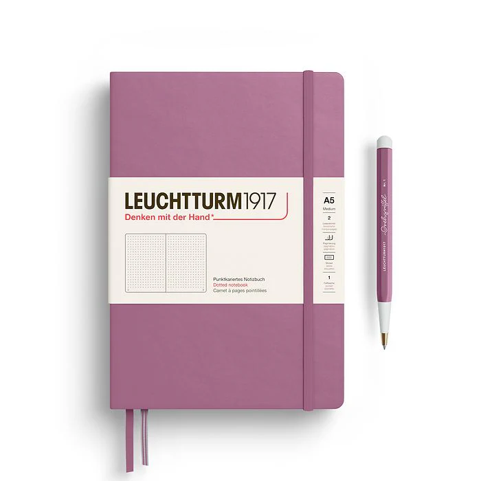 Leuchtturm1917 - Notebook Medium - A5 - Hardcover - Dusty Rose - Image 2