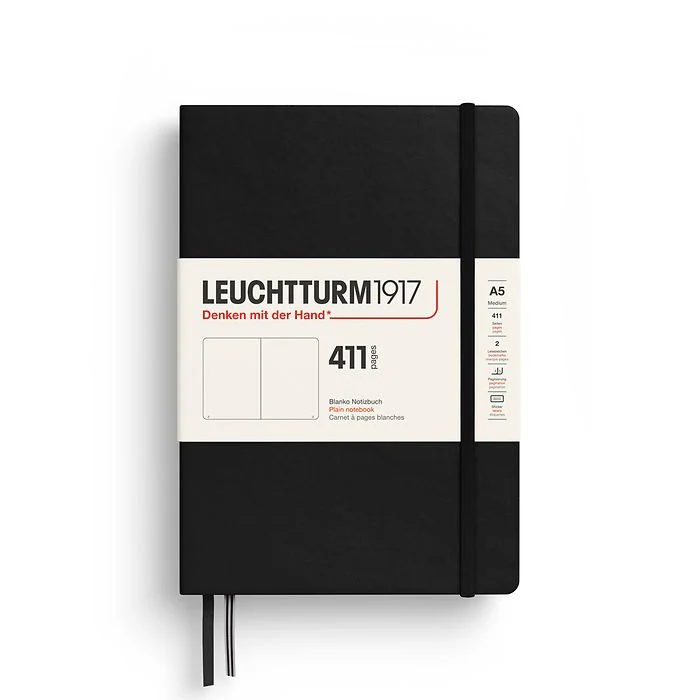 Leuchtturm1917 - Notebook 411 Pages - A5 - Hardcover - Black - Image 3