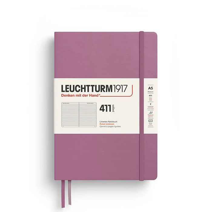 Leuchtturm1917 - Notebook 411 Pages - A5 - Hardcover - Dusty Rose - Image 2