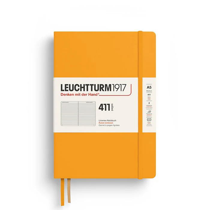 Leuchtturm1917 - Notebook 411 Pages - A5 - Hardcover - Rising Sun