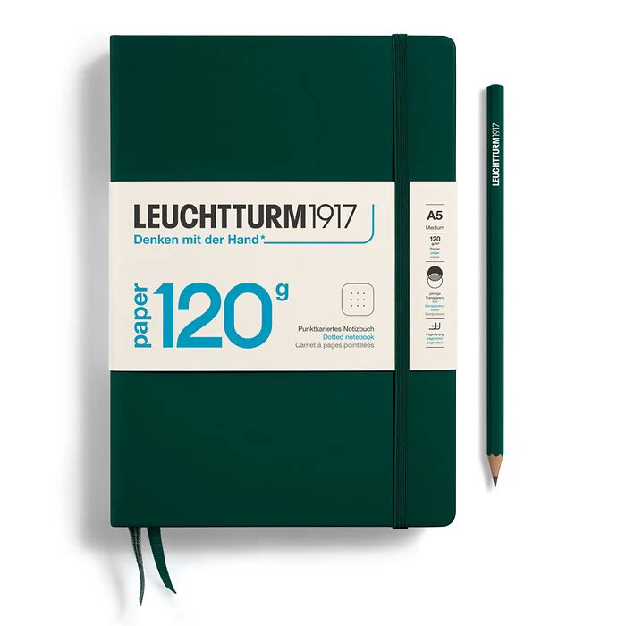 Leuchtturm1917 - Edition 120g Notebook - A5 - Hardcover - Forest Green