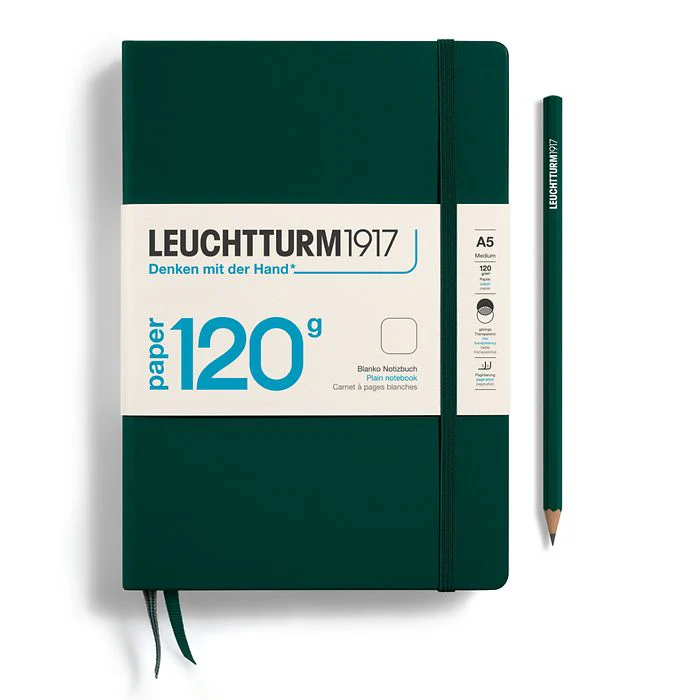 Leuchtturm1917 - Edition 120g Notebook - A5 - Hardcover - Forest Green - Image 3