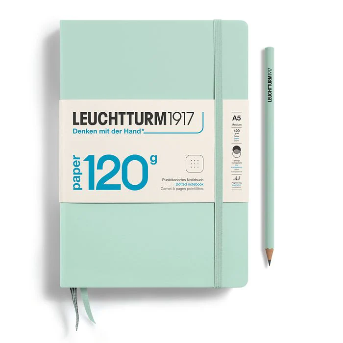 Leuchtturm1917 - Edition 120g Notebook - A5 - Hardcover - Mint Green