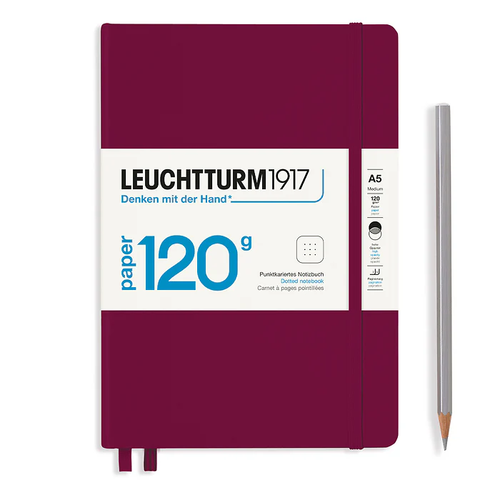 Leuchtturm1917 - Edition 120g Notebook - A5 - Hardcover - Port Red