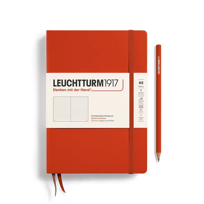 Leuchtturm1917 - Notebook Medium - A5 - Hardcover - Fox Red