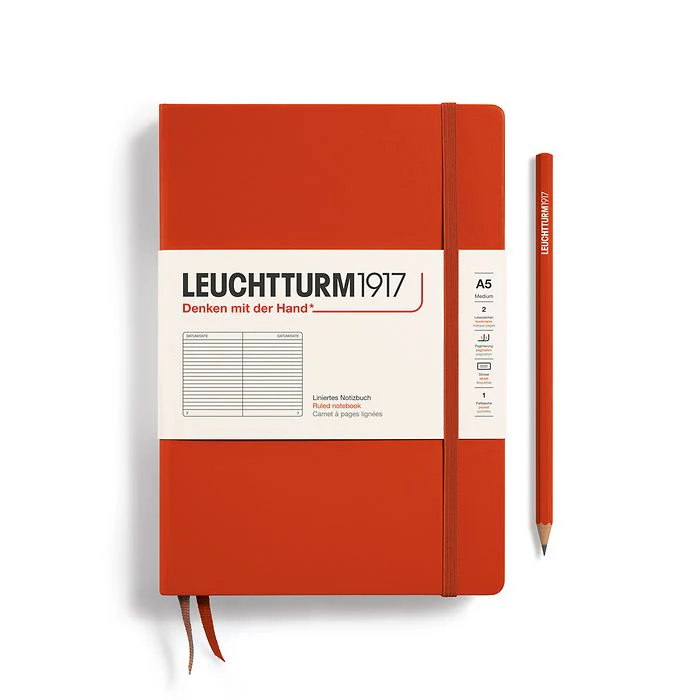 Leuchtturm1917 - Notebook Medium - A5 - Hardcover - Fox Red - Image 2
