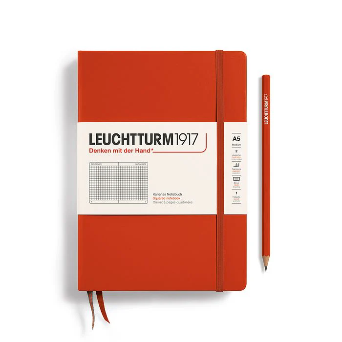 Leuchtturm1917 - Notebook Medium - A5 - Hardcover - Fox Red - Image 3