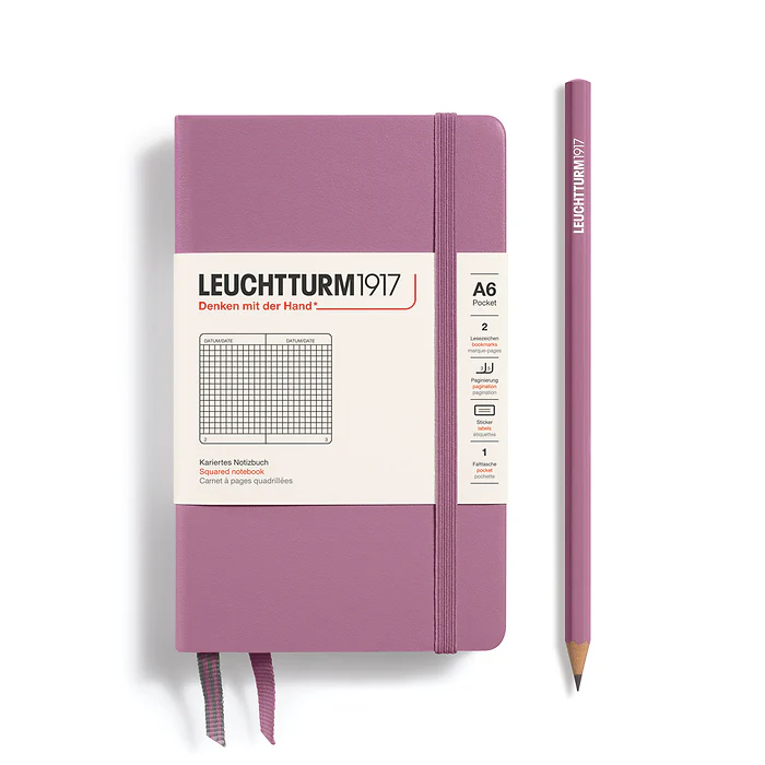 Leuchtturm1917 - Pocket Notebook - A6 - Hardcover - Dusty Rose - Image 3