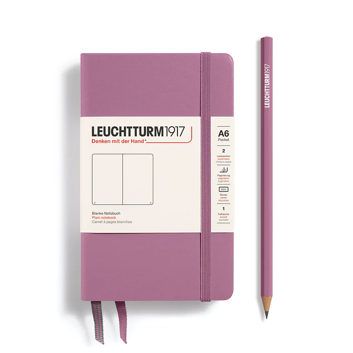 Leuchtturm1917 - Pocket Notebook - A6 - Hardcover - Dusty Rose - Image 4