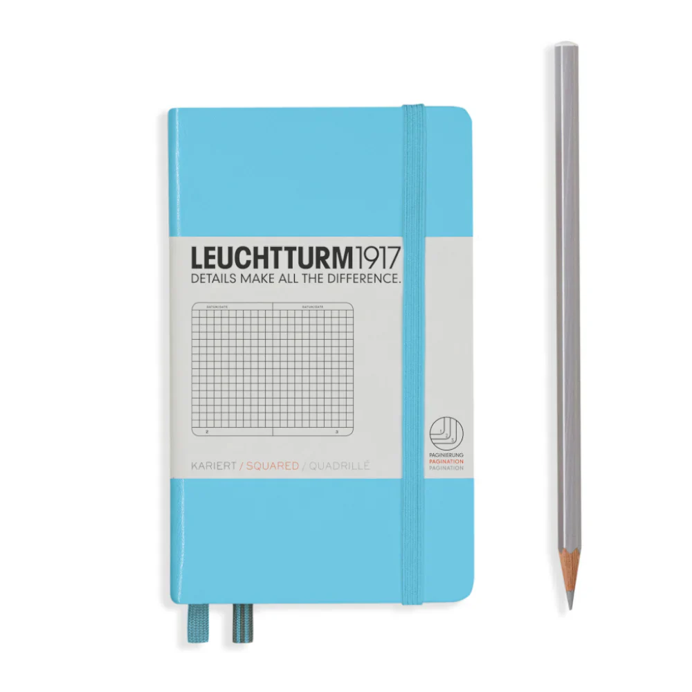 Leuchtturm1917 - Pocket Notebook - A6 - Hardcover - Ice Blue