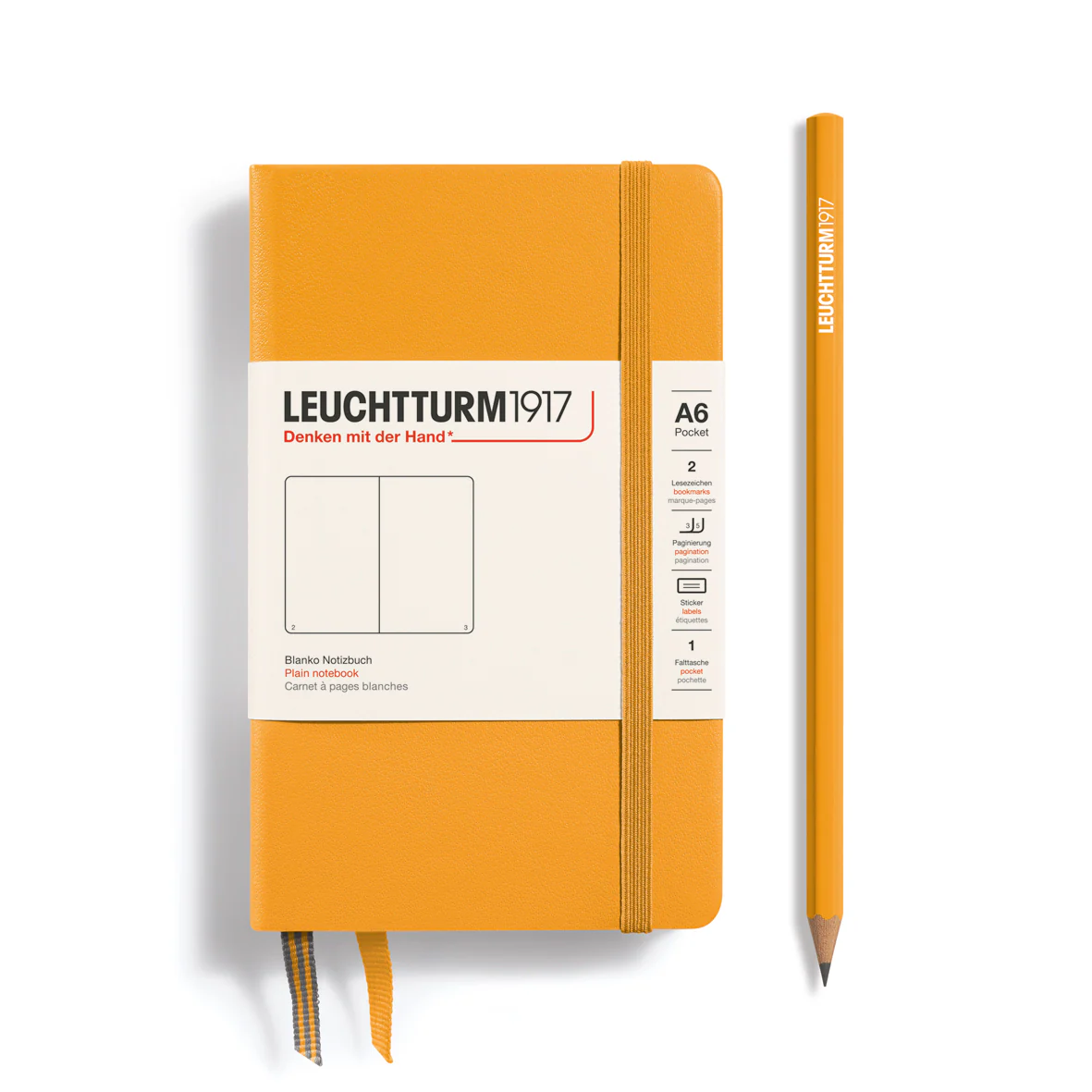 Leuchtturm1917 - Pocket Notebook - A6 - Hardcover - Rising Sun - Image 3