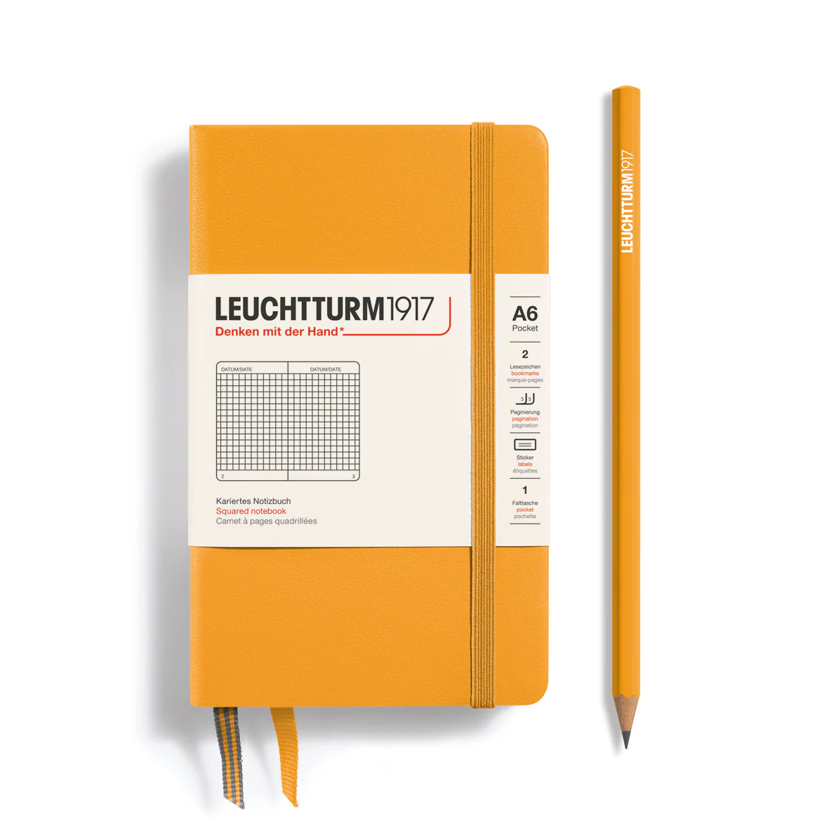 Leuchtturm1917 - Pocket Notebook - A6 - Hardcover - Rising Sun - Image 4