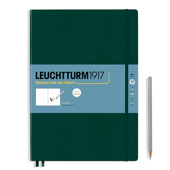 Leuchtturm1917 - Sketchbook Master - A4+ - Hardcover - Forest Green