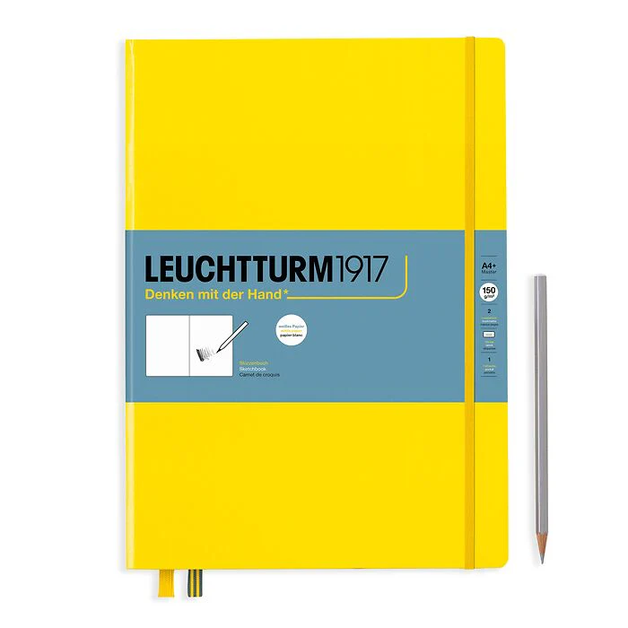 Leuchtturm1917 - Sketchbook Master - A4+ - Hardcover - Lemon