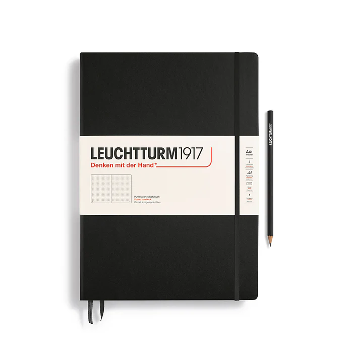 Leuchtturm1917 - Master Classic Notebook - A4+ - Hardcover - Black - Image 3