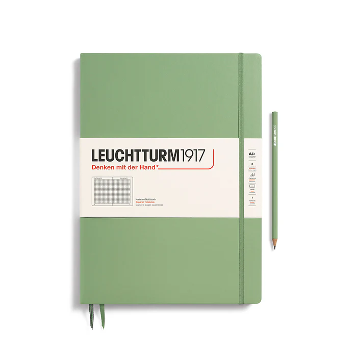 Leuchtturm1917 - Master Slim Notebook - A4+ - Hardcover - Sage - Image 3