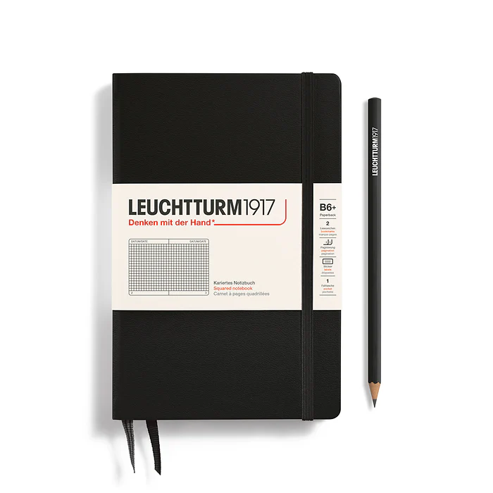 Leuchtturm1917 - Paperback Notebook - B6+ - Hardcover - Black - Image 7