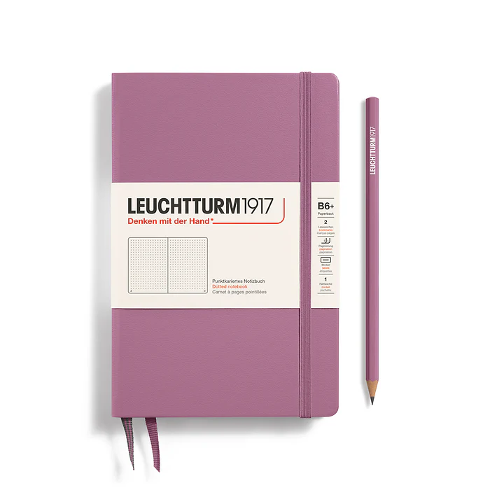 Leuchtturm1917 - Paperback Notebook - B6+ - Hardcover - Dusty Rose - Image 2