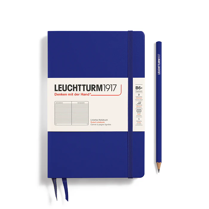 Leuchtturm1917 - Paperback Notebook - B6+ - Hardcover - Ink