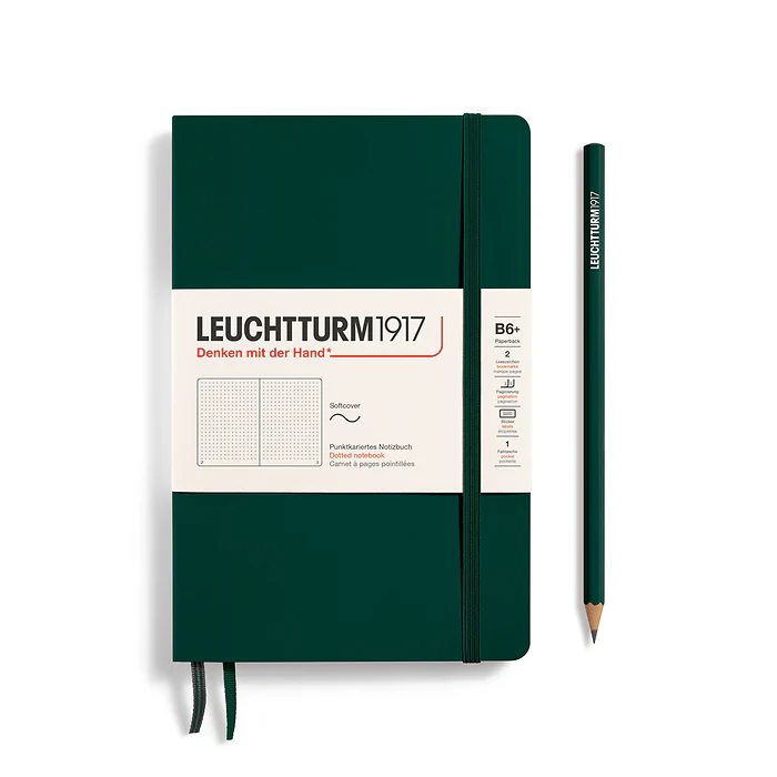 Leuchtturm1917 - Paperback Notebook - B6+ - Softcover - Forest Green - Image 3