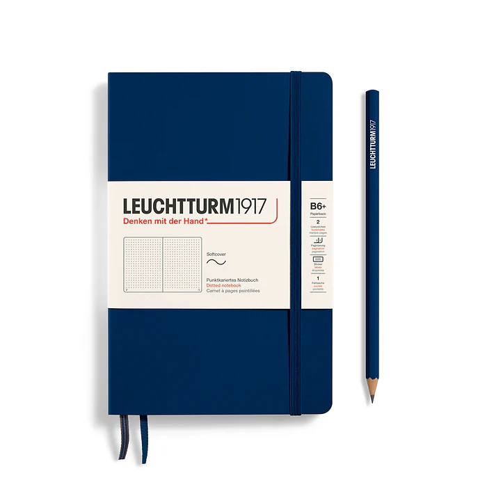 Leuchtturm1917 - Paperback Notebook - B6+ - Softcover - Navy - Image 2