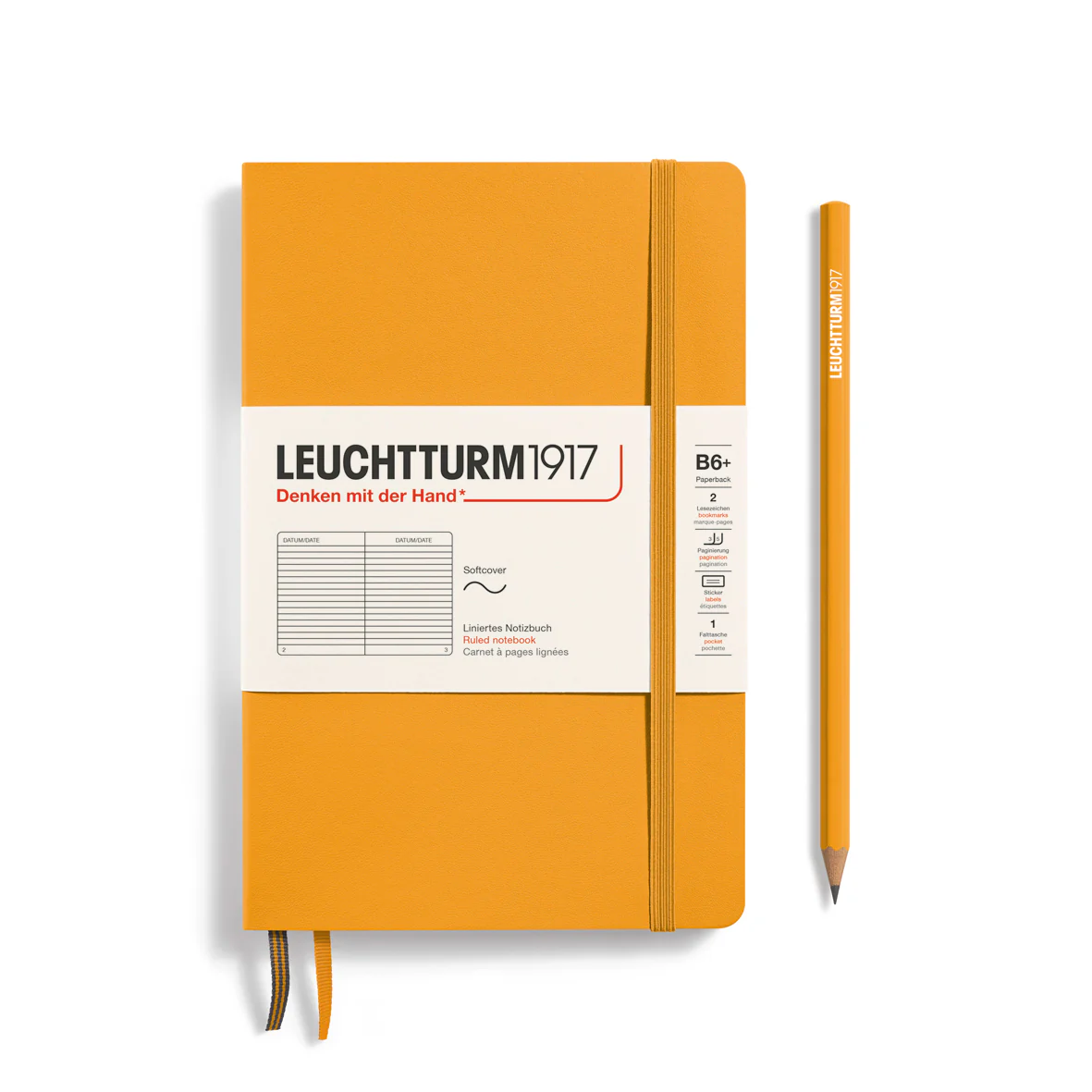 Leuchtturm1917 - Paperback Notebook - B6+ - Softcover - Rising Sun - Image 2