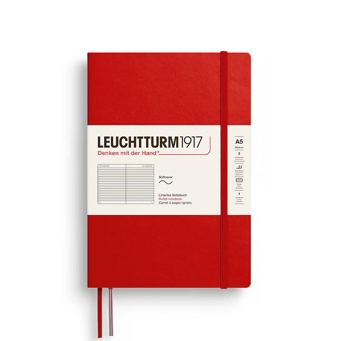 Leuchtturm1917 - Notebook Medium - A5 - Softcover - Cherry - Image 2