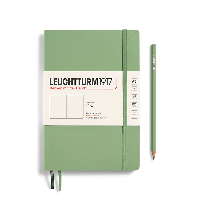 Leuchtturm1917 - Notebook Medium - A5 - Softcover - Sage