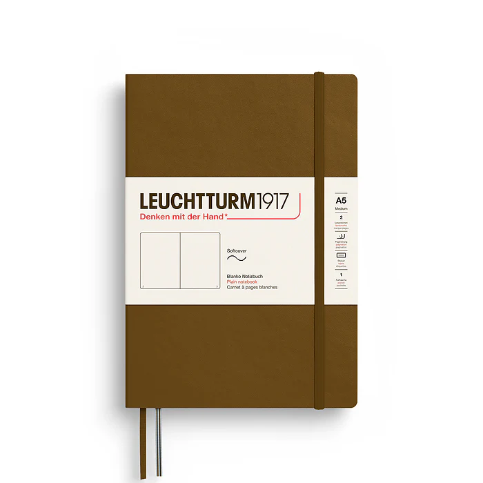 Leuchtturm1917 - Notebook Medium - A5 - Softcover - Spice Brown - Image 3