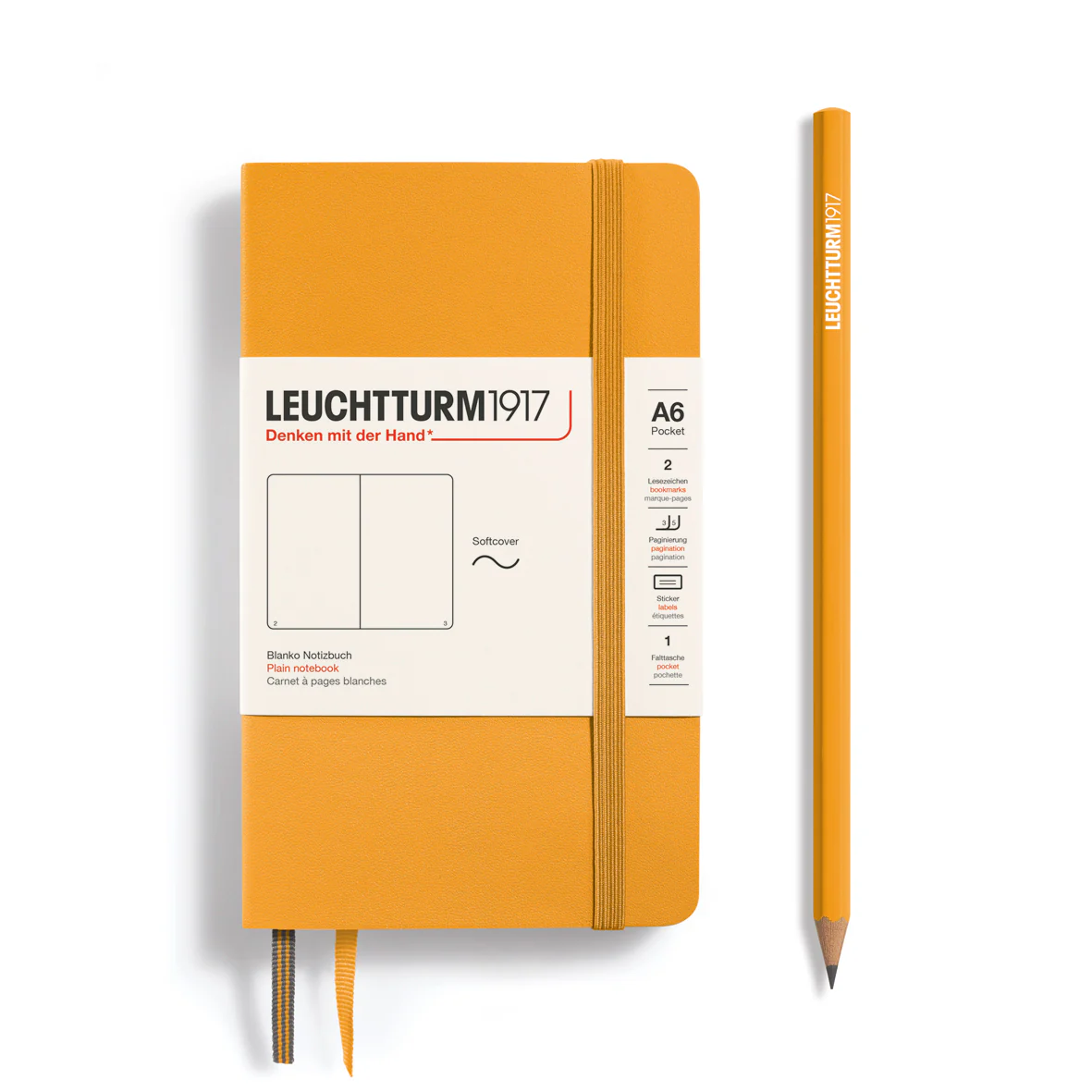Leuchtturm1917 - Pocket Notebook - A6 - Softcover - Rising Sun