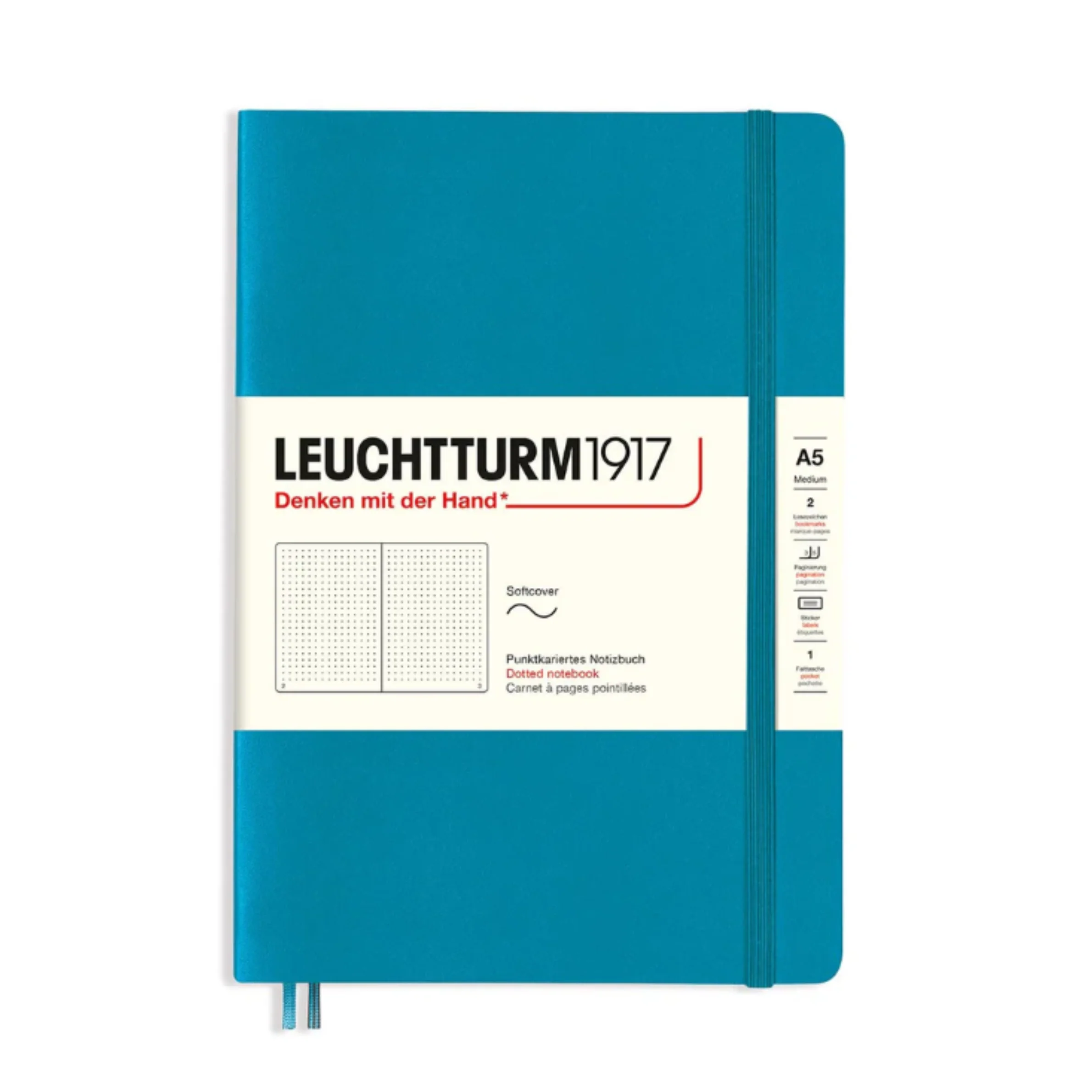 Leuchtturm1917 - Notebook Medium - A5 - Softcover - Nordic Blue