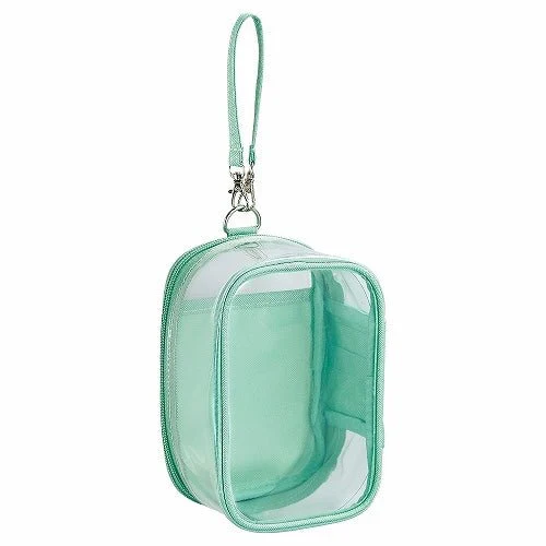 LIHIT LAB - Myfa - Clear Decoration Box Pouch - Mini/Large - Mint Green