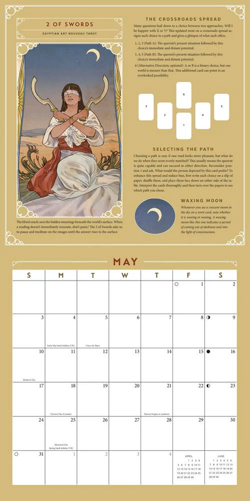 Llewellyn's - 2026 Wall Calendar - Tarot by Charles Harrington - Image 3