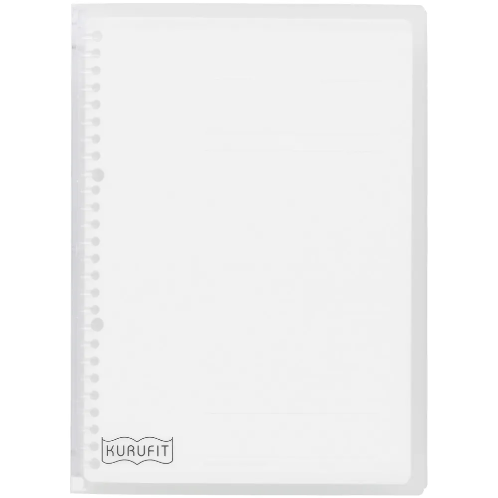 MARUMAN - Kurufit Binder - B5 Size 26 Holes - Clear/Green/Light Blue - Image 3