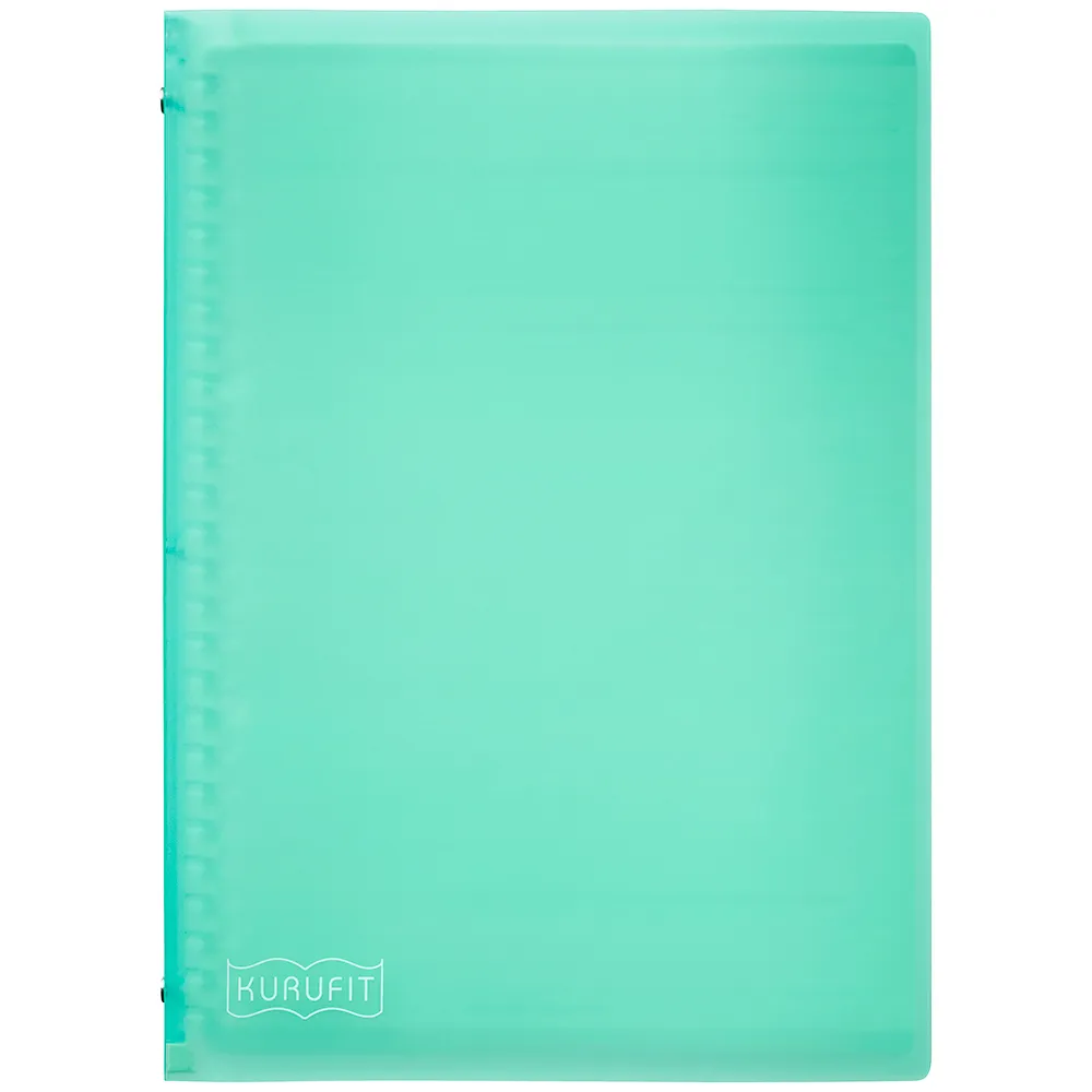 MARUMAN - Kurufit Binder - B5 Size 26 Holes - Clear/Green/Light Blue - Image 5