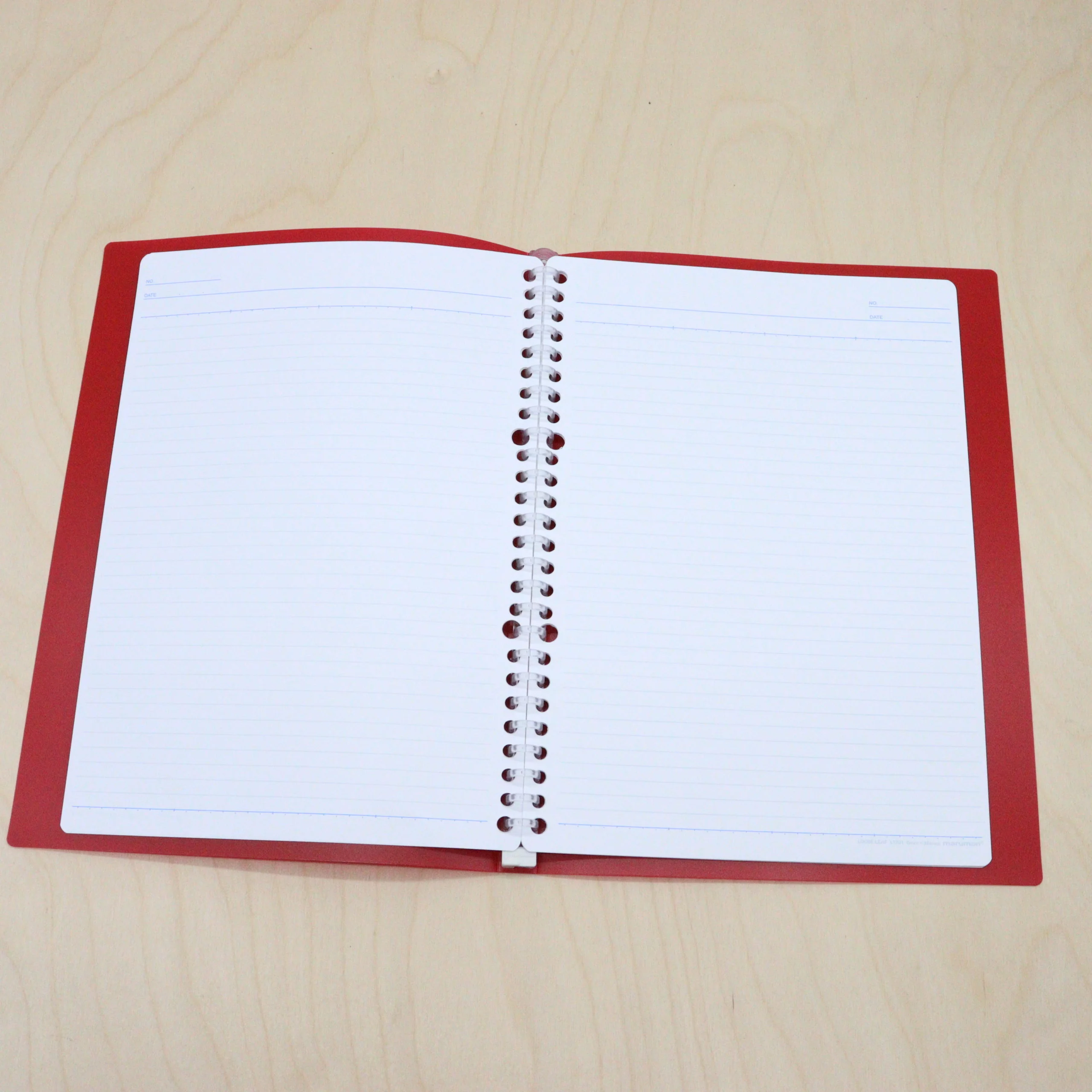 MARUMAN - B5 Kurufit Binder, Lined Loose Leaf and To-do Leaf Set - Red - Image 3
