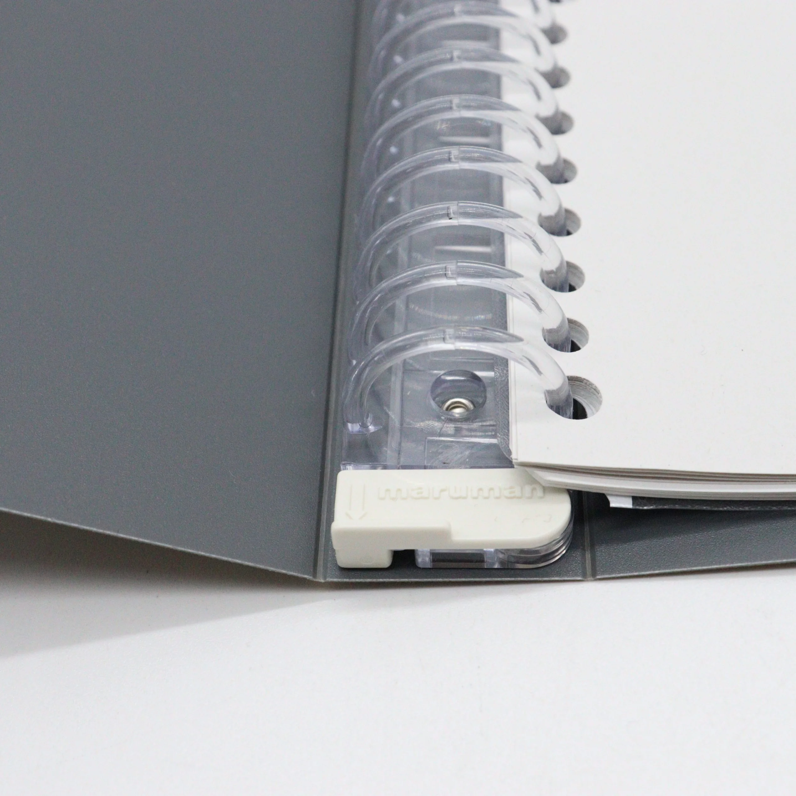 MARUMAN - B5 Notebook Binder with 5 Subject File Folders - Grey Cover - Image 3