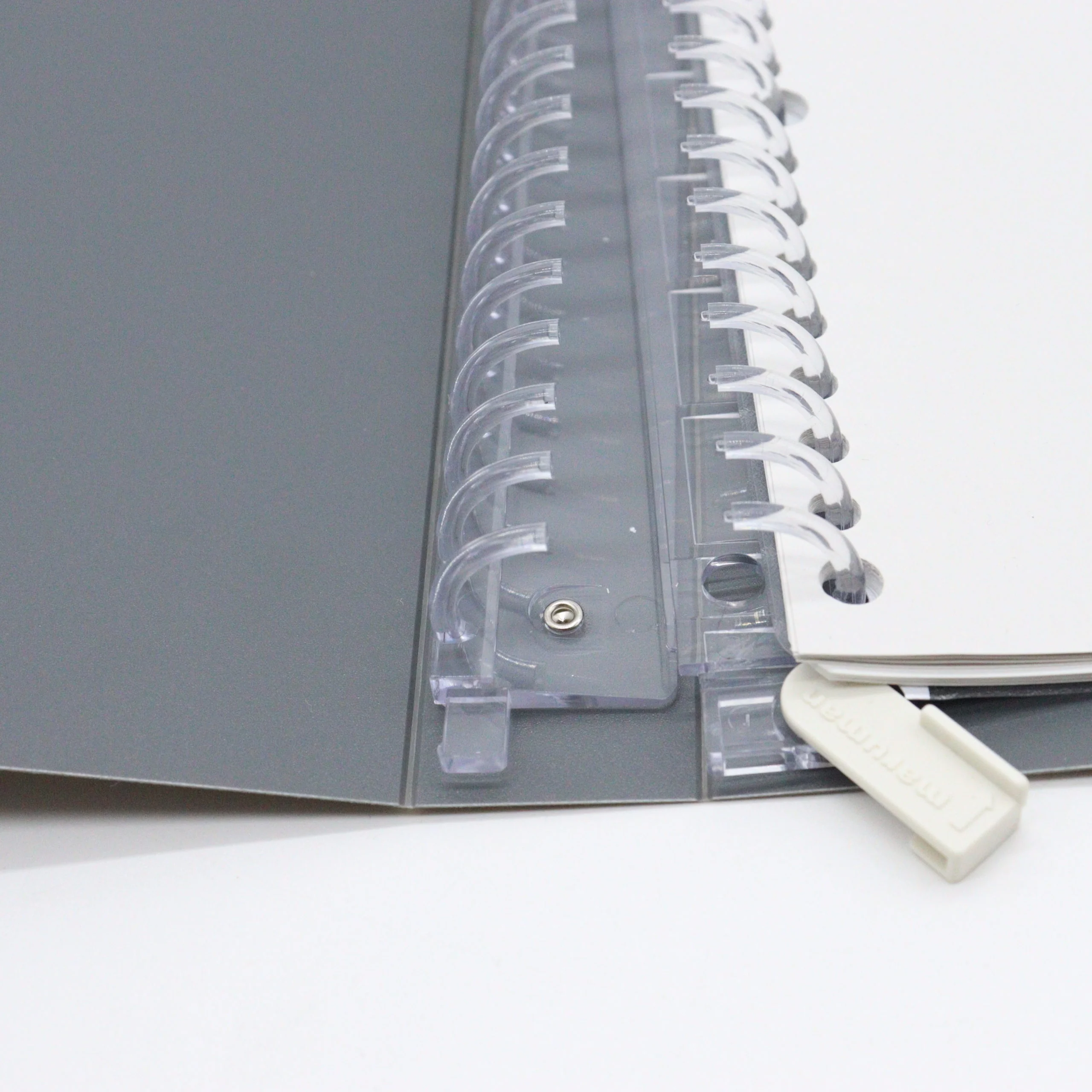 MARUMAN - B5 Notebook Binder with 5 Subject File Folders - Grey Cover - Image 4