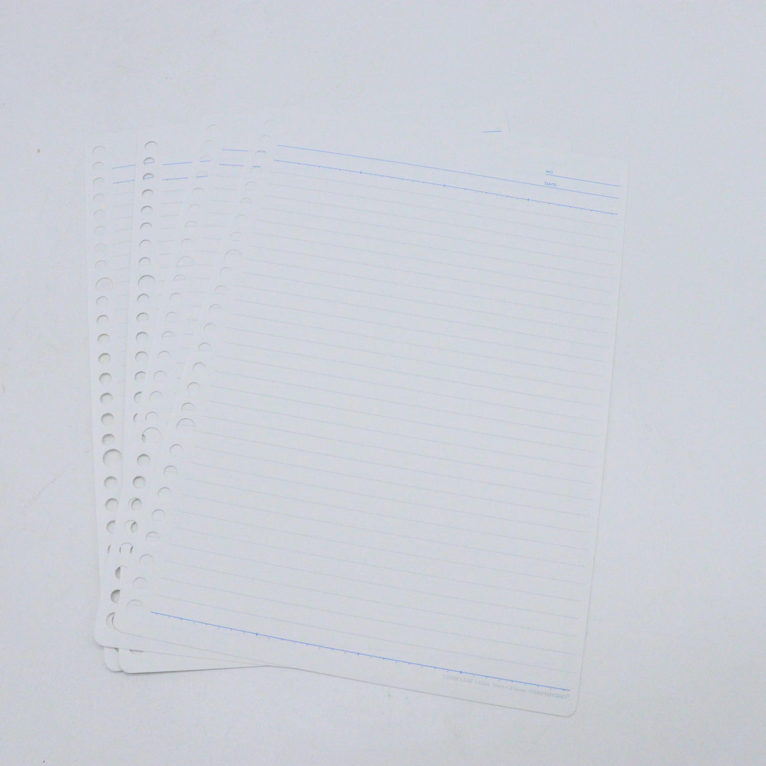 Maruman - B5 Ruled Loose Leaf - 7mm, 26 Holes, 100 Sheets. - Image 4