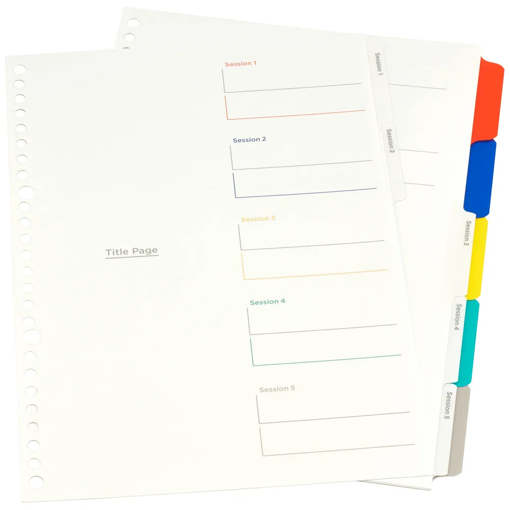 MARUMAN - SESSiON Binder - B5 Size 26 Holes - Gradation - Image 2