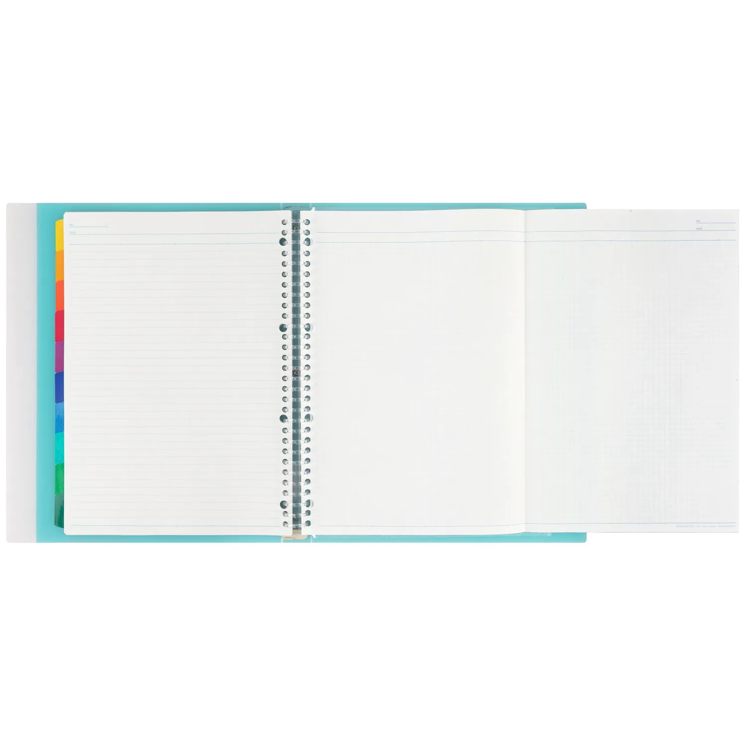 MARUMAN - SESSiON Binder - A4 Size 30 Holes - Clear/Light Blue - Image 4