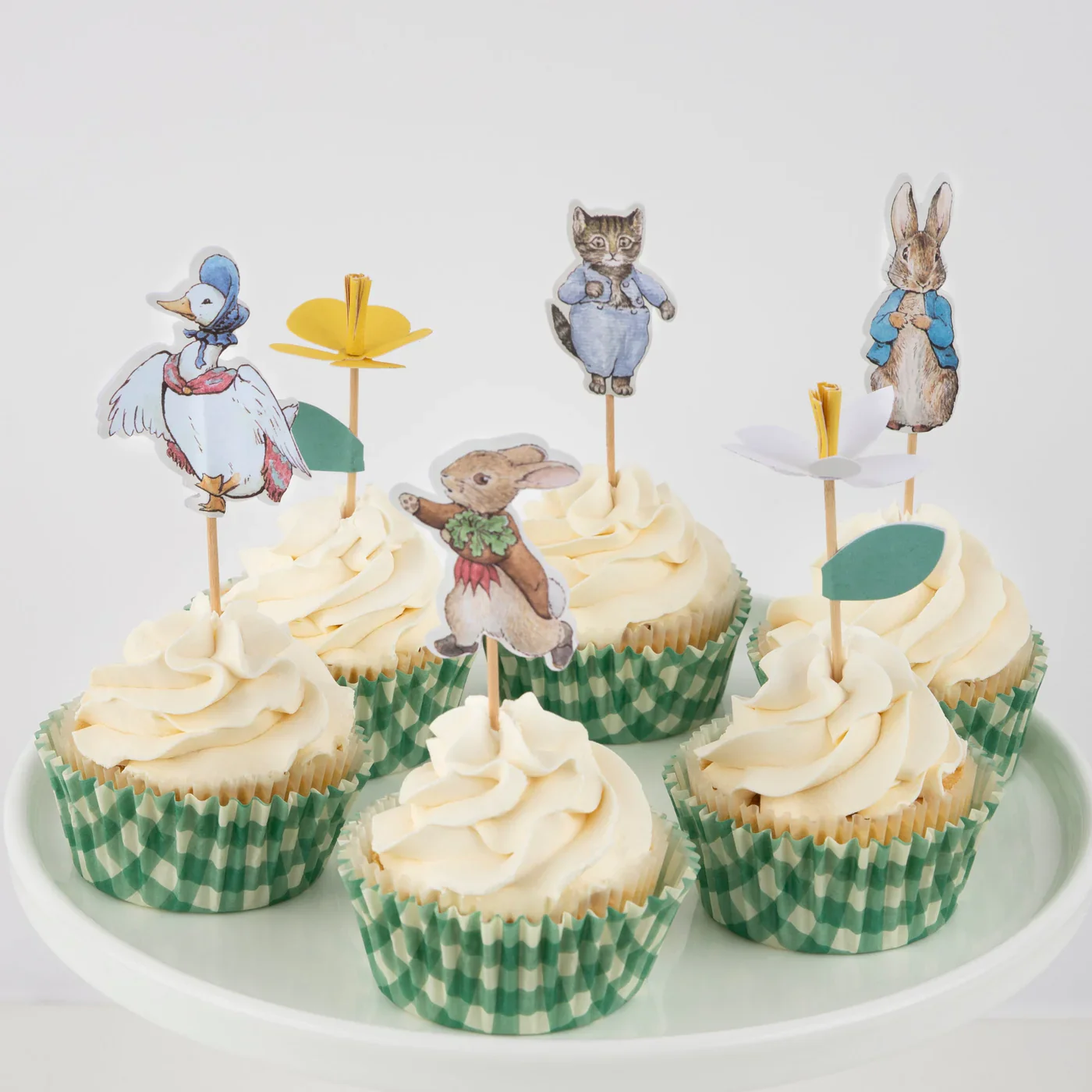 MERI MERI - Peter Rabbit - Cupcake Wrappers and Toppers - Pack of 24 - Image 2
