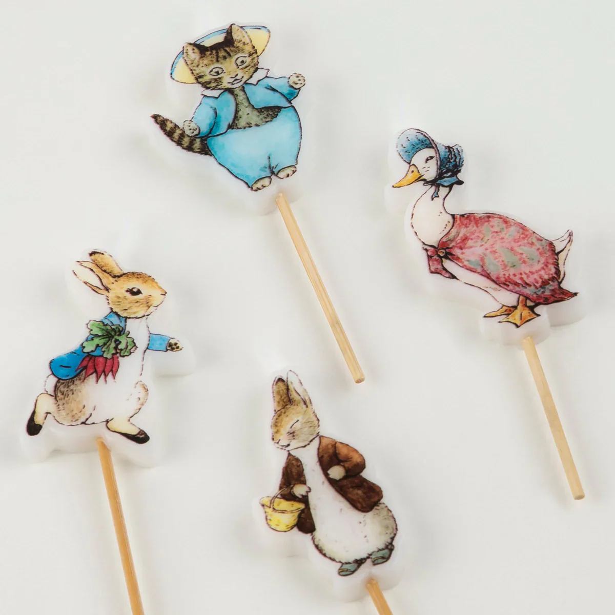 MERI MERI - Peter Rabbit - Birthday Candles - Pack of 4 - Image 2