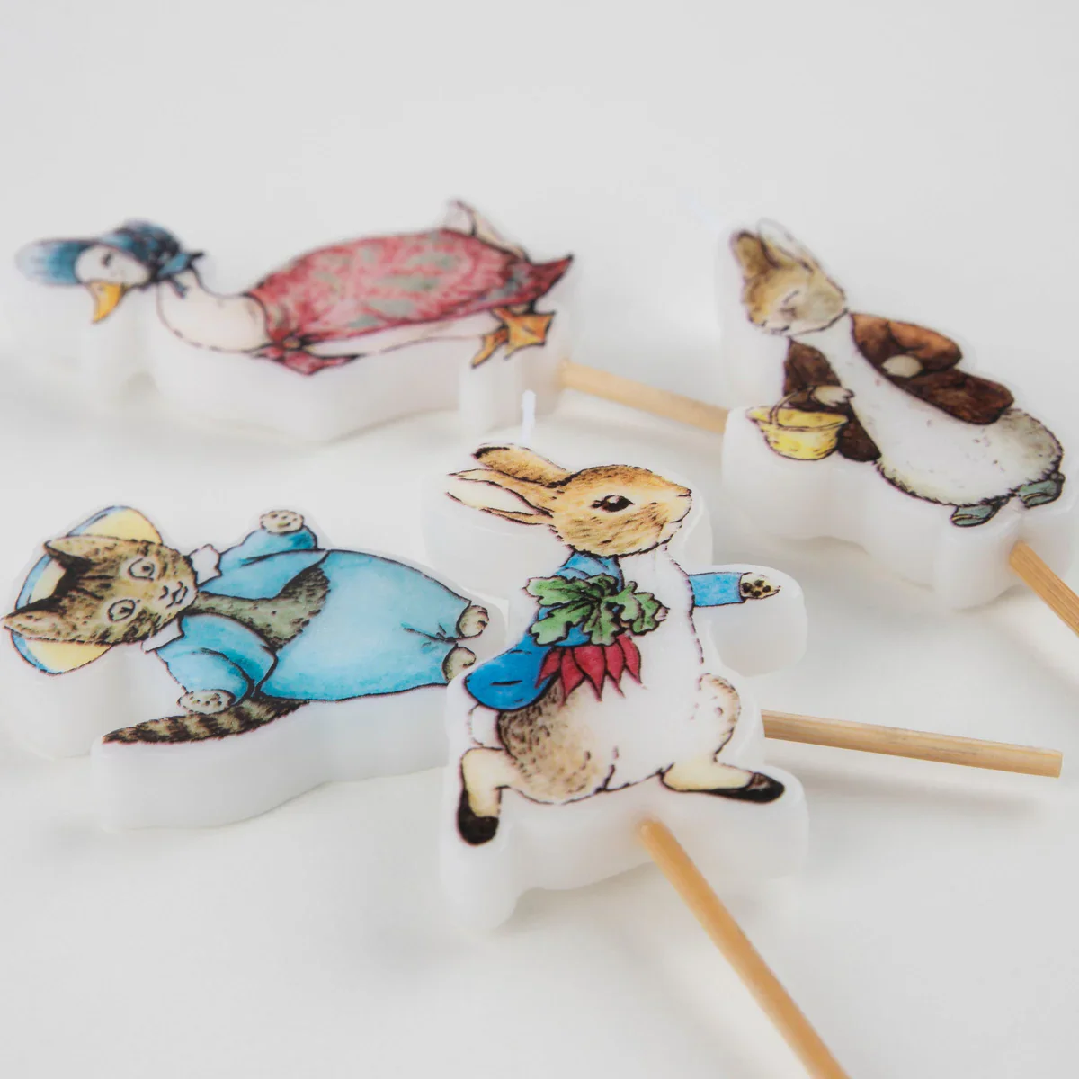MERI MERI - Peter Rabbit - Birthday Candles - Pack of 4 - Image 3